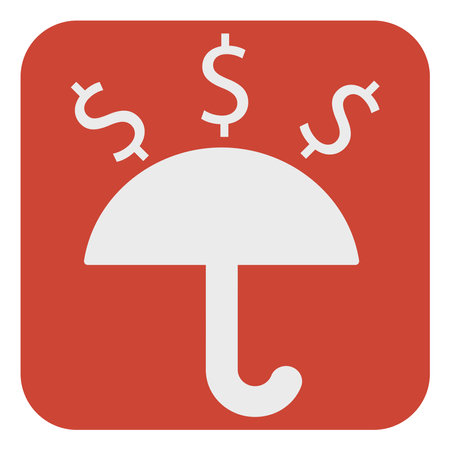 Money investment, illustration, vector, on a white background.のイラスト素材
