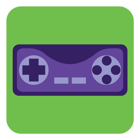 Old playstation, illustration, vector, on a white background.