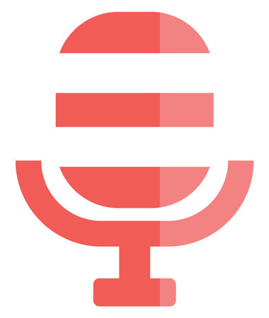 Music recorder, illustration, vector on a white background.のイラスト素材