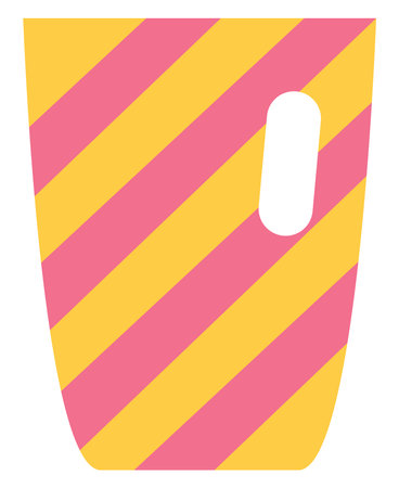 Party cup, illustration, vector on a white background.のイラスト素材