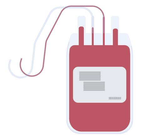 Blood supplies, illustration, vector on a white background.のイラスト素材