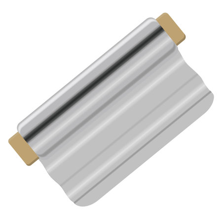 Foil paper, illustration, vector on a white background.のイラスト素材