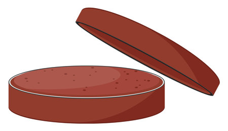 Shoe polish cream, illustration, vector on a white background.のイラスト素材