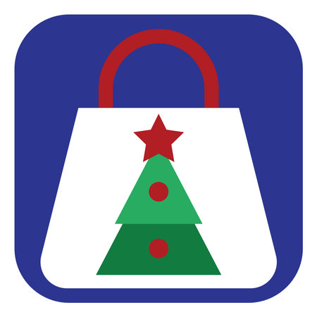 Christmas present , illustration, vector on a white background.のイラスト素材