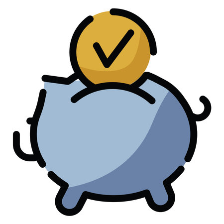 E wallet savings, illustration, vector on a white background.のイラスト素材