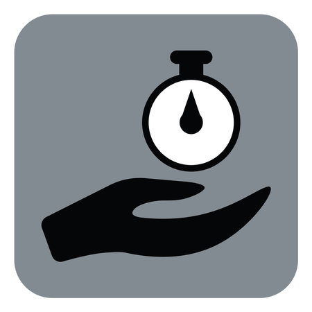 Management deadline competition, illustration, vector on a white background.のイラスト素材