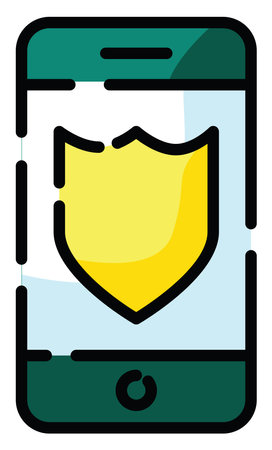 Police security, illustration, vector on a white background.のイラスト素材