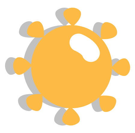 Sunny holiday, illustration, vector on a white background.のイラスト素材