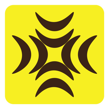 Abstract moon signs, illustration, vector on a white background.のイラスト素材