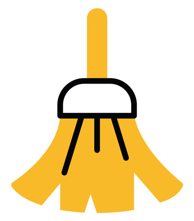 Dust cleaner, illustration, vector on a white background.のイラスト素材