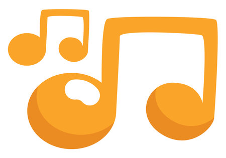 Cozy evening music, illustration, vector on a white background.のイラスト素材