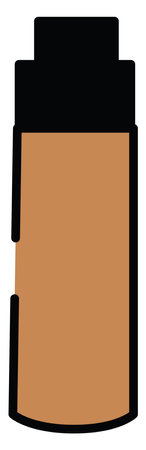 Beauty face foundation, illustration, vector on a white background.