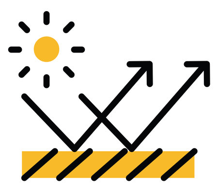 UV protection fabric, illustration, vector on a white background.のイラスト素材