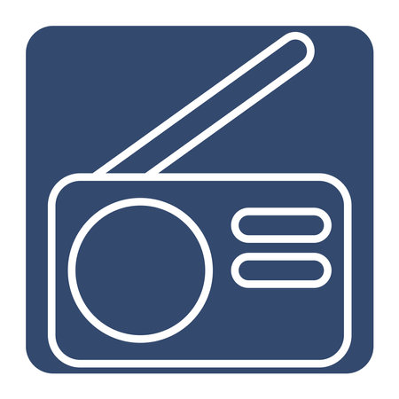 Technology radio , illustration, vector on a white background.のイラスト素材