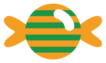 Holiday candy, illustration, vector on a white background.のイラスト素材