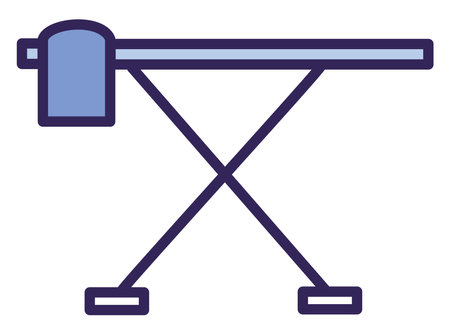 Ironing board, illustration, vector on a white background.のイラスト素材