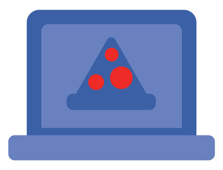 Food shopping online, illustration, vector on a white background.のイラスト素材