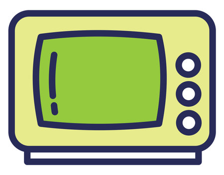 Old retro tv, illustration, vector on a white background.のイラスト素材