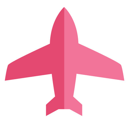 Travel airplane, illustration, vector on a white background.のイラスト素材