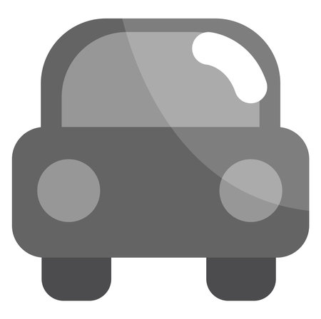 Hybrid car, illustration, vector on a white background.のイラスト素材