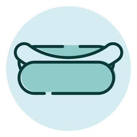 Fresh hot dog, illustration, vector on a white background.のイラスト素材