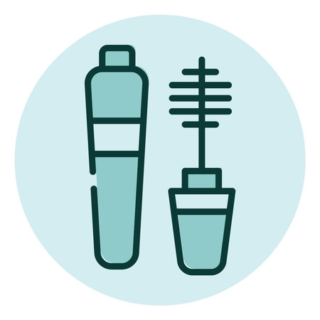 Self care mascara, illustration, vector on a white background.のイラスト素材