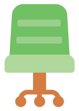 Work chair, illustration, vector on a white background.のイラスト素材