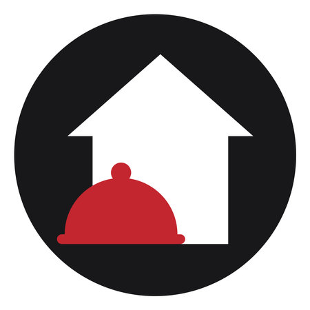 Delivery is here, illustration, vector on a white background.のイラスト素材