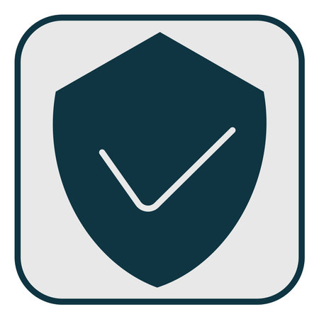 Approved icon, illustration, vector on a white background.のイラスト素材