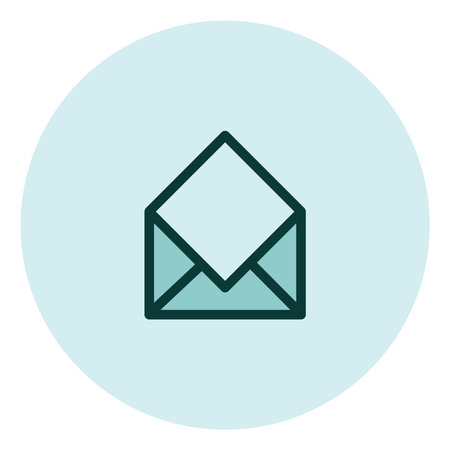 Email icon, illustration, vector on a white background.のイラスト素材