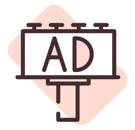 Ad banner, illustration, vector on a white background.のイラスト素材