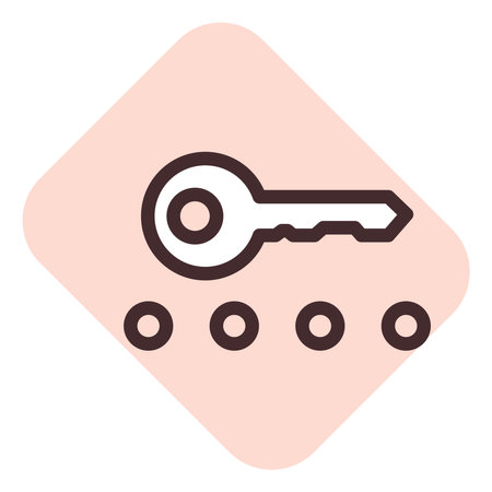 App password, illustration, vector on a white background.のイラスト素材