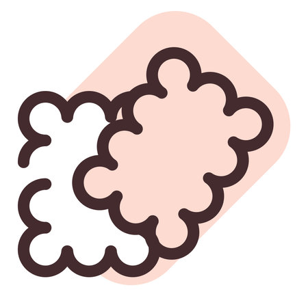 Sweet cookies, illustration, vector on a white background.のイラスト素材