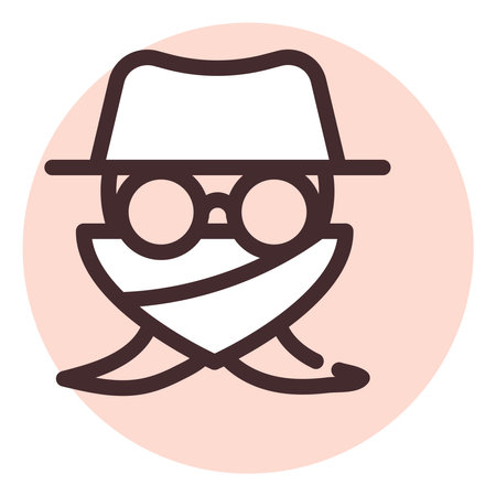 Suspect law, illustration, vector on a white background.のイラスト素材
