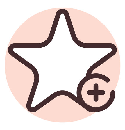 Phone star, illustration, vector on a white background.のイラスト素材