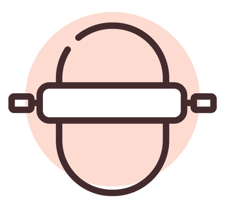 Restaurant roll, illustration, vector on a white background.のイラスト素材