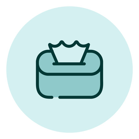 Women tissue box, illustration, vector on a white background.のイラスト素材