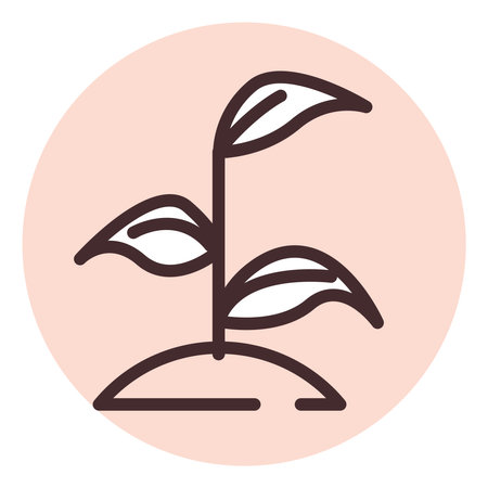 Disaster plant drought, illustration, vector on white background.のイラスト素材