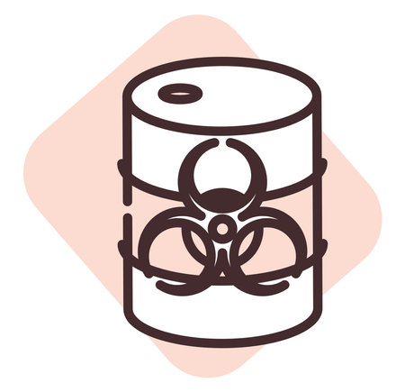 Disaster dangerous, illustration, vector on white background.のイラスト素材