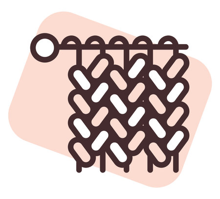 Hobbies knitting, illustration, vector on white background.のイラスト素材