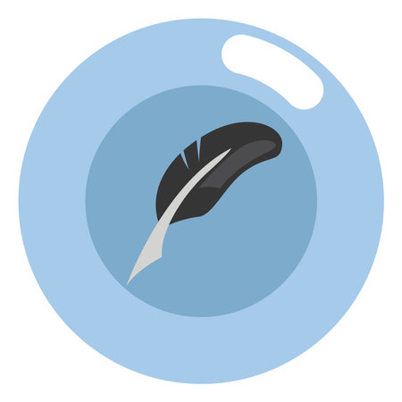 Hobby poetry, illustration, vector on white background.のイラスト素材