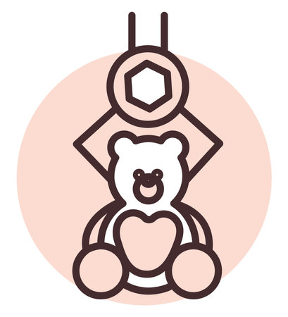 Park toys, illustration, vector on white background.のイラスト素材