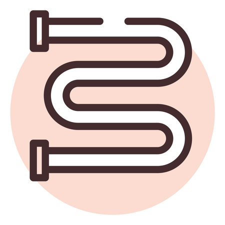 Industrial plumbing, illustration, vector on white background.のイラスト素材