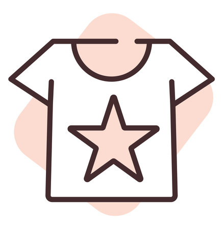 Printing shirt designs, illustration, vector on white background.のイラスト素材