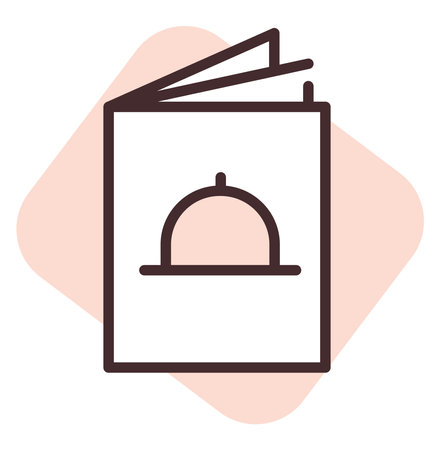 Printing menu, illustration, vector on white background.のイラスト素材