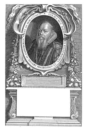 Portrait of the theologian and historian Willem Baudartius at the age of 59.の写真素材