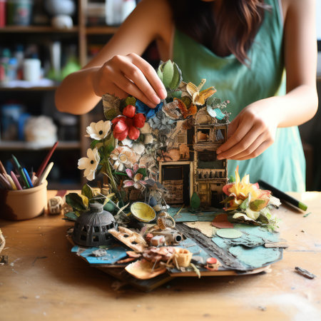 Ingeniously reimagining waste, this artist breathes new life into discarded materials, creating stunningly sustainable works of art. #UpcyclingGoals #SustainabilityChamps #ArtisticReuseの素材