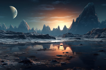 Get lost in uncharted territory with Alien Planets and Exoplanetary Landscape. Explore an endless universe of extraterrestrial environments and uncover new worlds beyond imagination.の素材