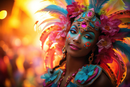 Join the vibrant cultural festivities this season! Immerse yourself in stunning colors, music, and dance like never before!の素材