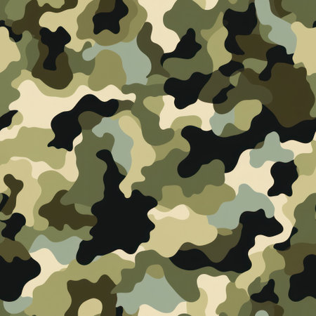 Blend in with nature's beauty with this seamless, tilable camouflage pattern featuring a soft, textured suede finish.の素材
